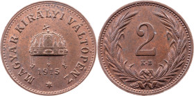 Franz Joseph I., 2 Filler 1915, KB, Kremnitz