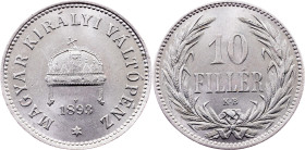 Franz Joseph I., 10 Filler 1893, KB, Kremnitz