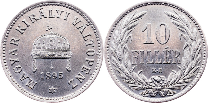 Franz Joseph I., 10 Filler 1895, KB, Kremnitz Category : Habsburg
Ruler/Area : ...
