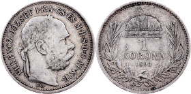 Franz Joseph I., 1 Korona 1893, KB, Kremnitz