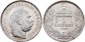 Franz Joseph I., 1 Korona 1893, KB, Kremnitz