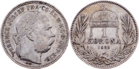 Franz Joseph I., 1 Korona 1895, KB, Kremnitz