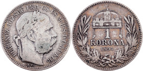 Franz Joseph I., 1 Korona 1895, KB, Kremnitz