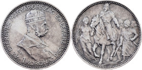 Franz Joseph I., 1 Korona 1896, KB, Kremnitz