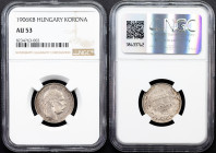 Franz Joseph I., 1 Korona 1906, KB, Kremnitz