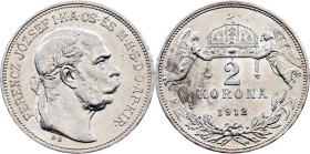 Franz Joseph I., 2 Korona 1912, KB, Kremnitz