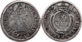 Charles III. Joseph of Lorraine, 1 Kreuzer 1704, Kremsier