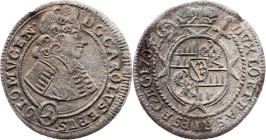 Charles III. Joseph of Lorraine, 1 Kreuzer 1704, Kremsier