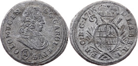 Charles III. Joseph of Lorraine, 1 Kreuzer 1705, Kremsier