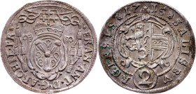 Franz Anton von Harrach, 2 Kreuzer 1715, Salzburg