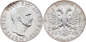 Albania, 10 Lek 1939, (XVII) Rome