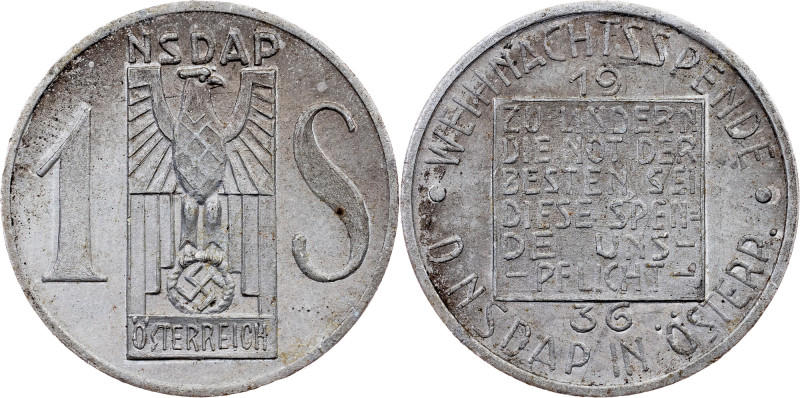 Austria, 1 Schilling 1936 Category : Austria
Country/Region : Austria
Denomina...