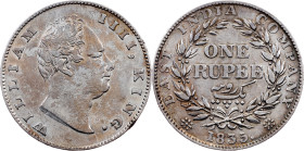 British India, 1 Rupee 1835, Calcutta