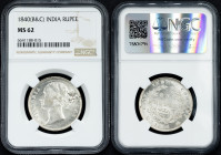 British India, 1 Rupee 1840, B&C