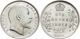 British India, 1 Rupee 1905, Calcutta