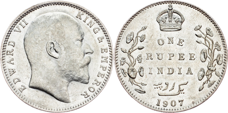 British India, 1 Rupee 1907, Bombay Category : British India
Country/Region : B...