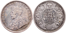 British India, 1/2 Rupee 1919, Bombay