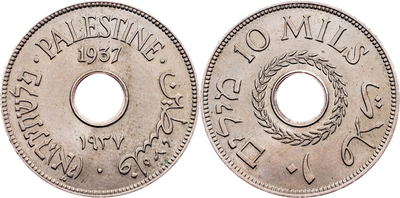 British Palestine, 10 Mils 1937, London Category : British Palestine
Country/Re...