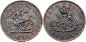 Canada, 1 Penny 1850