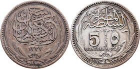 Egypt, 5 Qirsh 1335 (1916), Bombay