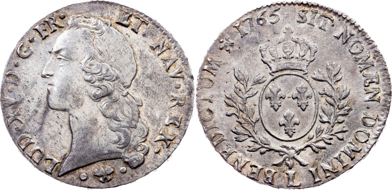 France, 1 Ecu 1765, Bayonne Category : France
Country/Region : France
Ruler/Ar...