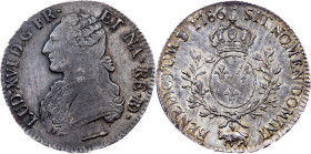 France, 1 Ecu 1786, Pau