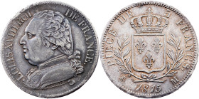 France, 5 Francs 1815, Toulouse