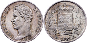 France, 1 Franc 1826, Bordeaux