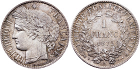 France, 1 Franc 1872, Paris