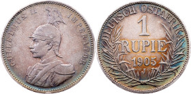 German East Africa, 1 Rupie 1905, J