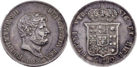 Italy, 120 Grana 1855, Naples