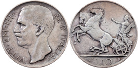 Italy, 10 Lire 1927, Rome