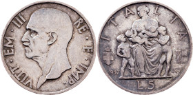 Italy, 5 Lire 1935, Rome