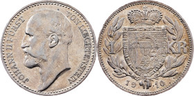 Liechtenstein, 1 Krone 1910, Vienna