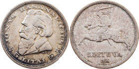 Lithuania, 5 Litai 1936, Kaunas