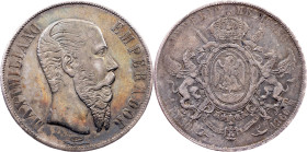 Mexico, 1 Peso 1866, Mo