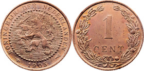Netherlands, 1 Cent 1905, Utrecht