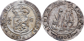 Netherlands East Indies, 1/2 Gulden 1802
