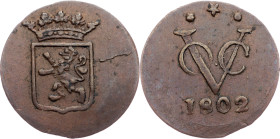 Netherlands East Indies, 1 Duit 1802, Enkhuizen