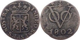 Netherlands East Indies, 1 Duit 1802