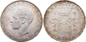 Philippines, 1 Peso 1897