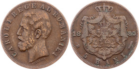Romania, 5 Bani 1885, Bucharest