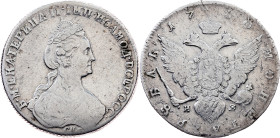 Russia, 1 Rouble 1780, СПБ-ИЗ