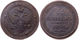 Russia, 5 Kopeks 1804, ЕМ
