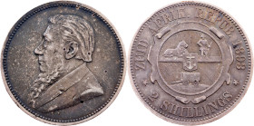 South African Republic, 2 Shillings 1893, Pretoria