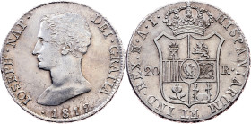 Spain, 20 Reales 1812, M AI, Madrid