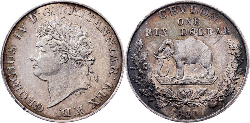 Sri Lanka, 1 Rixdollar 1821, London Category : Sri Lanka
Country/Region : Ceylo...