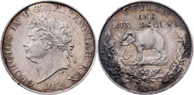 Sri Lanka, 1 Rixdollar 1821, London