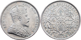 Straits Settlements, 1 Dollar 1904, Bombay