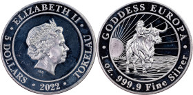 Tokelau, 5 Dollars (1 Oz) 2022